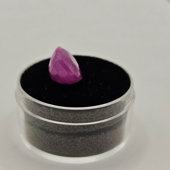 6.38 CT Natural Ruby Loose Stone Fuschia Red - Picture 3 of 3